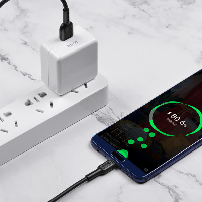Кабель HOCO X33 Type-C 5A Surge charging data cable Black