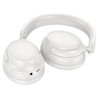Бездротові накладні навушники HOCO W53 Tone BT headphones Morning Mist White Бездротові накладні навушники HOCO W53 Tone BT headphones Morning Mist White