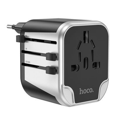 УЗП HOCO AC5 Level dual port universal conversion charger Black УЗП HOCO AC5 Level dual port universal conversion charger Black