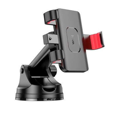 Автотримач для телефона HOCO H22 Dragon automatic clamping car holder(center console) Red Black Автотримач для телефона HOCO H22 Dragon automatic clamping car holder(center console) Red Black