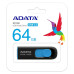 Флеш-накопичувач ADATA USB 3.2 UV 128 64Gb Black/Blue