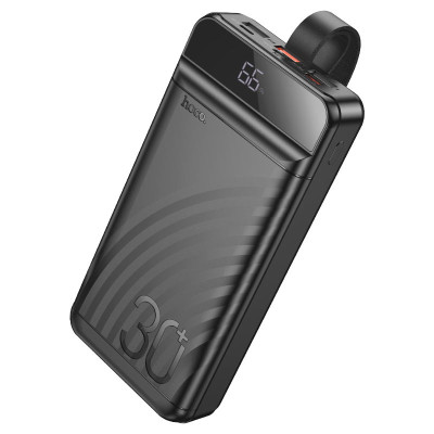 Зовнішній акумулятор HOCO J123B Element 22.5W+PD20W fully compatible power bank with digital display(30000mAh) Black Зовнішній акумулятор HOCO J123B Element 22.5W+PD20W fully compatible power bank with digital display(30000mAh) Black