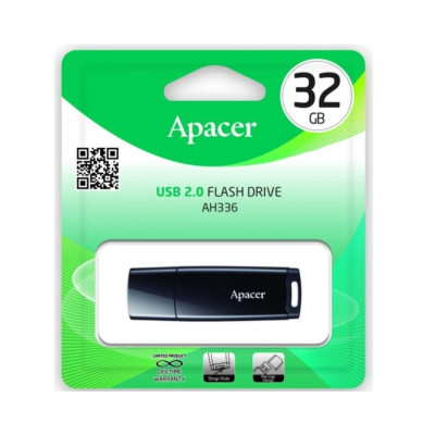 Флеш-накопитель Apacer USB 2.0 AH336 32Gb Black