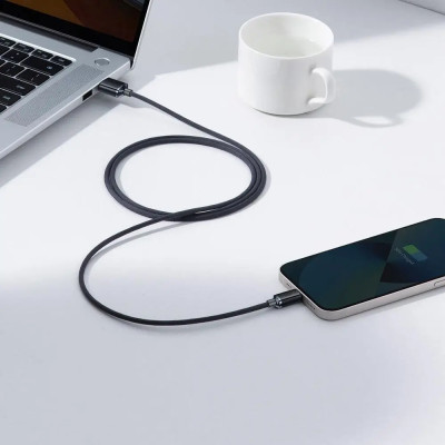 Кабель Baseus Crystal Shine Series Fast Charging Data Cable USB to iP 2.4A 1.2m Black Кабель Baseus Crystal Shine Series Fast Charging Data Cable USB to iP 2.4A 1.2m Black