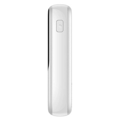 Зовнішній акумулятор Baseus Qpow Pro Digital Display Fast Charge Power Bank 10000mAh 20W iP Edition White(With: Simple charging cable Type-C 3A 0.3m W Зовнішній акумулятор Baseus Qpow Pro Digital Display Fast Charge Power Bank 10000mAh 20W iP Edition White(With: Simple charging cable Type-C 3A 0.3m W