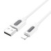 Кабель BOROFONE BX114 Structure silicone charging data cable iP White Кабель BOROFONE BX114 Structure silicone charging data cable iP White