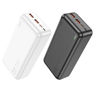 Зовнішній акумулятор HOCO J101B Astute 22.5W fully compatible power bank(30000mAh) White