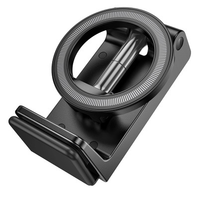 Тримач для телефона HOCO H62 Nimble ring magnetic travel stand Black