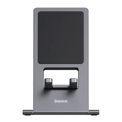 Підставка для телефона Baseus Foldable Metal Desktop Holder Gray Підставка для телефона Baseus Foldable Metal Desktop Holder Gray