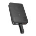Зовнішній акумулятор HOCO Q24 Elegant 22.5W+PD20W fully compatible power bank with cable and magnetic fast charging(10000mAh) Black