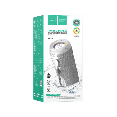Портативна колонка HOCO BS48 Artistic sports BT speaker Gray Портативна колонка HOCO BS48 Artistic sports BT speaker Gray