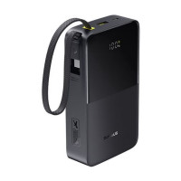 Зовнішній акумулятор Baseus EnerFill FC51 Bipow2 Pro Digital Display Power Bank with Built-in Cable 20000mAh 22.5W Cosmic Black