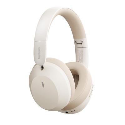 Бездротові накладні навушники Baseus Bass 35 Max Wireless Headphones Stellar White