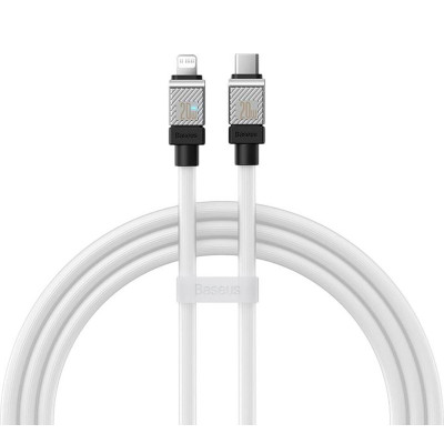 Кабель Baseus CoolPlay Series Fast Charging Cable Type-C to iP 20W 1m White Кабель Baseus CoolPlay Series Fast Charging Cable Type-C to iP 20W 1m White