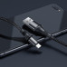 Кабель HOCO X50 USB to Micro 2.4A, 1m, nylon, aluminum connectors, Black Кабель HOCO X50 USB to Micro 2.4A, 1m, nylon, aluminum connectors, Black