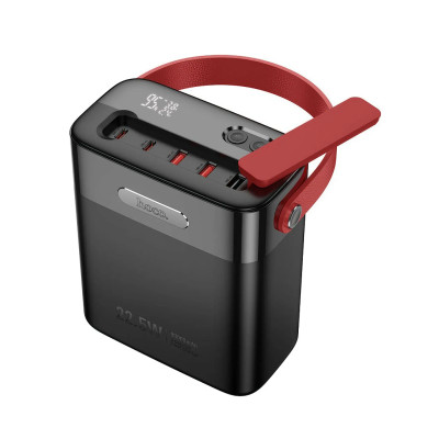 Зовнішній акумулятор HOCO J143 Title 22.5W+PD20W fully compatible power bank (80000mAh) Black