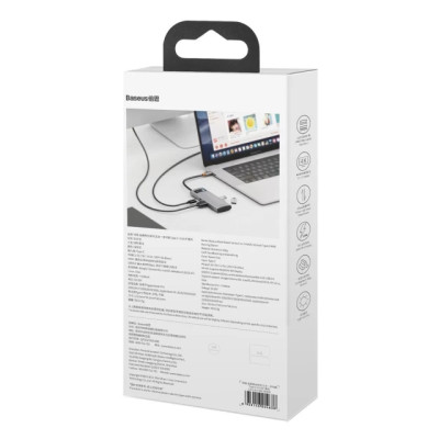 USB-хаб Baseus Metal Gleam Series 5-in-1 Multifunctional (Type-C to HDMI*1+USB3.0*3+PD*1) USB-хаб Baseus Metal Gleam Series 5-in-1 Multifunctional (Type-C to HDMI*1+USB3.0*3+PD*1)