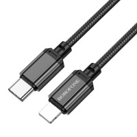 Кабель BOROFONE BX87 Sharp PD charging data cable for iP Black Кабель BOROFONE BX87 Sharp PD charging data cable for iP Black