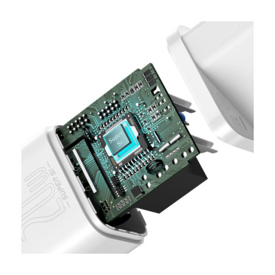 Мережевий зарядний пристрій Baseus Super Si Quick Charger 1C 20W EU White