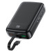 Зовнішній акумулятор ACEFAST M14 PD20W power bank with cable 20000mAh Black