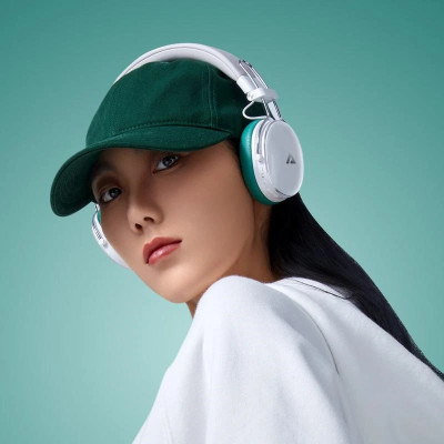 Бездротові накладні навушники ACEFAST H7 active noise reduction wireless headset Pearl white Бездротові накладні навушники ACEFAST H7 active noise reduction wireless headset Pearl white