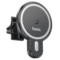Автотримач для телефона з БЗП HOCO CA85 Ultra-fast magnetic wireless charging car holder Black Автотримач для телефона з БЗП HOCO CA85 Ultra-fast magnetic wireless charging car holder Black