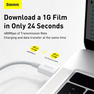 Кабель Baseus Superior Series Fast Charging Data Cable Type-C to iP PD 20W 1.5m White Кабель Baseus Superior Series Fast Charging Data Cable Type-C to iP PD 20W 1.5m White