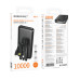 Зовнішній акумулятор BOROFONE BJ79 Clever power bank with 3 cables(10000mAh) Black Зовнішній акумулятор BOROFONE BJ79 Clever power bank with 3 cables(10000mAh) Black