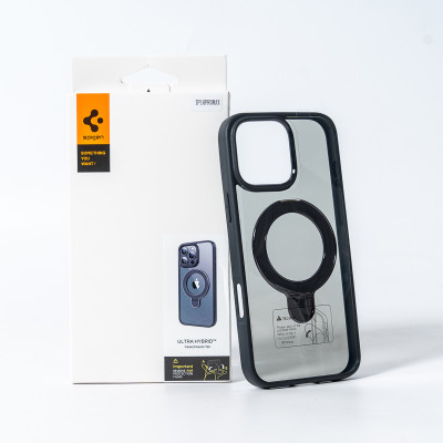 Чохол для смартфона Spigen AAA Magnetic Ring for Apple iPhone 16 Pro All Black