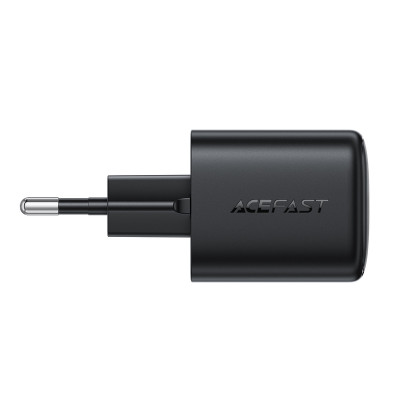Мережевий зарядний пристрій ACEFAST A136 PD40W mini GaN USB-C fast charger Black