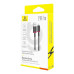 Кабель Baseus Dura Series Fast Charging Cable USB to iP 2.4A 1m Red+Black