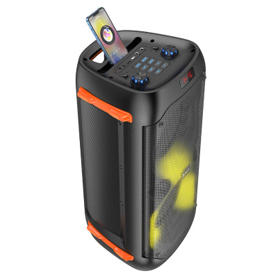 Портативна колонка HOCO BS53 Manhattan wireless dual mic outdoor BT speaker Black