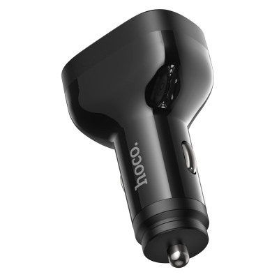 Автомобільний зарядний пристрій HOCO NZ11 Guide PD72W(2C2A) car charger Black Автомобільний зарядний пристрій HOCO NZ11 Guide PD72W(2C2A) car charger Black