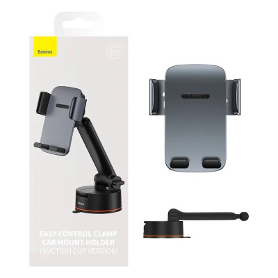 Автотримач для телефона Baseus Easy Control Clamp Car Mount Holder Pro (Suction Cup Version)  Tarnish