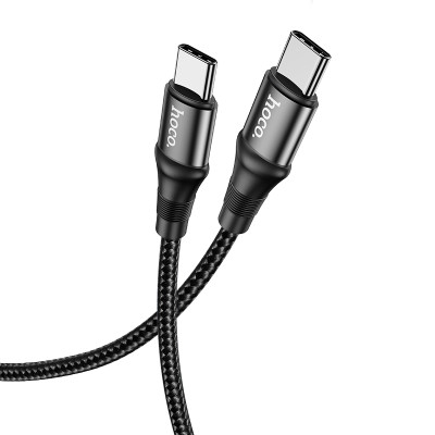 Кабель HOCO X50 Type-C to Type-C Exquisito 100W charging data cable(L=2M) Black Кабель HOCO X50 Type-C to Type-C Exquisito 100W charging data cable(L=2M) Black