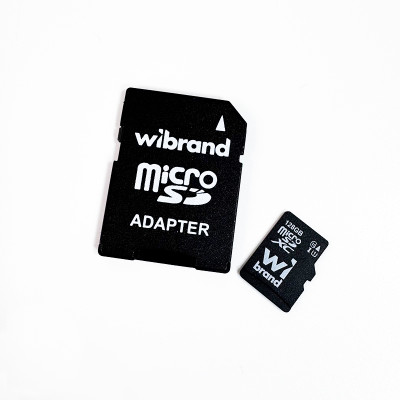 Карта пам'яті microSDXC (UHS-1) Wibrand 128Gb class 10 (adapter SD) Карта пам'яті microSDXC (UHS-1) Wibrand 128Gb class 10 (adapter SD)