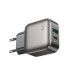 Мережевий зарядний пристрій з кабелем BOROFONE BAS54A Absolute PD20W+QC3.0 charger set (C to C) (EU) Black