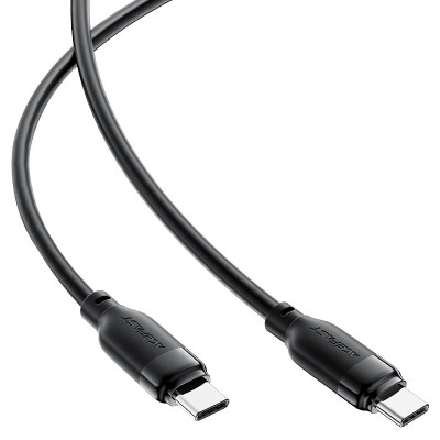 Кабель ACEFAST C16-03, Type-C to Type-C, 60W, 1.2m, TPE, TPU connectors, Black Кабель ACEFAST C16-03, Type-C to Type-C, 60W, 1.2m, TPE, TPU connectors, Black