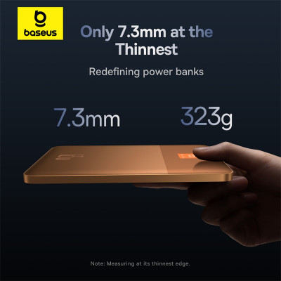 Зовнішній акумулятор Baseus Blade2 Fast-Charging Power Bank with Digital Display Intelligent Edition 12000mAh 65W Canyon Coral  (with Baseus Mini Whit