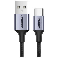 Кабель UGREEN US288 USB-A 2.0 to USB-C Cable Nickel Plating Aluminum Braid 1.5m (Black) (UGR-60127) Кабель UGREEN US288 USB-A 2.0 to USB-C Cable Nickel Plating Aluminum Braid 1.5m (Black) (UGR-60127)
