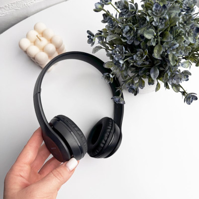 Бездротові накладні навушники BOROFONE BO4 Charming rhyme wireless headphones, Black