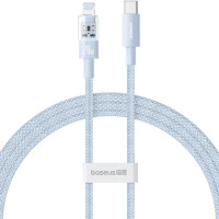 Кабель Baseus Gem Fast-Charging Data Cable USB-C to iP 20W 1m Galaxy Blue