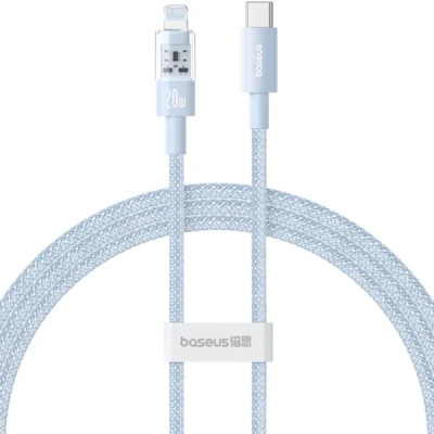 Кабель Baseus Gem Fast-Charging Data Cable USB-C to iP 20W 1m Galaxy Blue