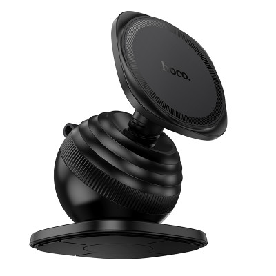 Автотримач для телефона HOCO H103 Daisy magnetic ring car holder(center console) Black Автотримач для телефона HOCO H103 Daisy magnetic ring car holder(center console) Black