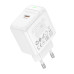 Мережевий зарядний пристрій BOROFONE BAS43A Potential single-port PD20W charger(EU) White