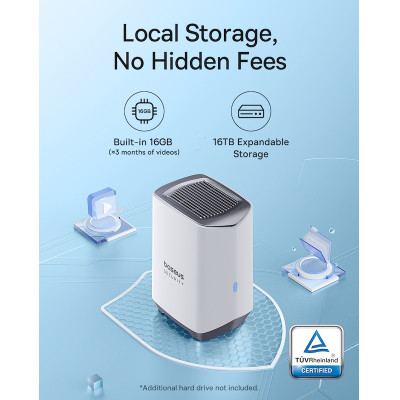 IP-камера відеоспостереження Baseus Security N1 Plus Outdoor Camera 2K 2-Cam Kit White AU