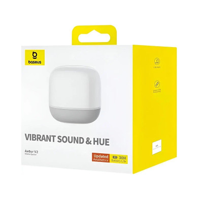 Портативна колонка Baseus AeQur V2 Wireless Speaker Moon White Портативна колонка Baseus AeQur V2 Wireless Speaker Moon White