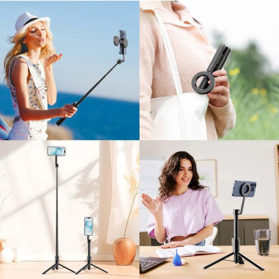Селфі-монопод Ulanzi MG-003 Magnetic Selfie Stick Pro Black Селфі-монопод Ulanzi MG-003 Magnetic Selfie Stick Pro Black