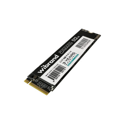 Накопичувач SSD M.2 Wibrand Caiman 512GB NVMe 2280 PCIe 3.0 3D NAND Накопичувач SSD M.2 Wibrand Caiman 512GB NVMe 2280 PCIe 3.0 3D NAND