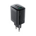Мережевий зарядний пристрій ACEFAST A108 PD67W GaN (2*USB-C+USB-A) charger Black Мережевий зарядний пристрій ACEFAST A108 PD67W GaN (2*USB-C+USB-A) charger Black